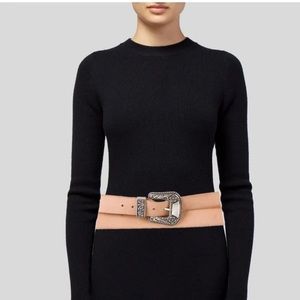 NWOT Golden Goose tan color leather belt